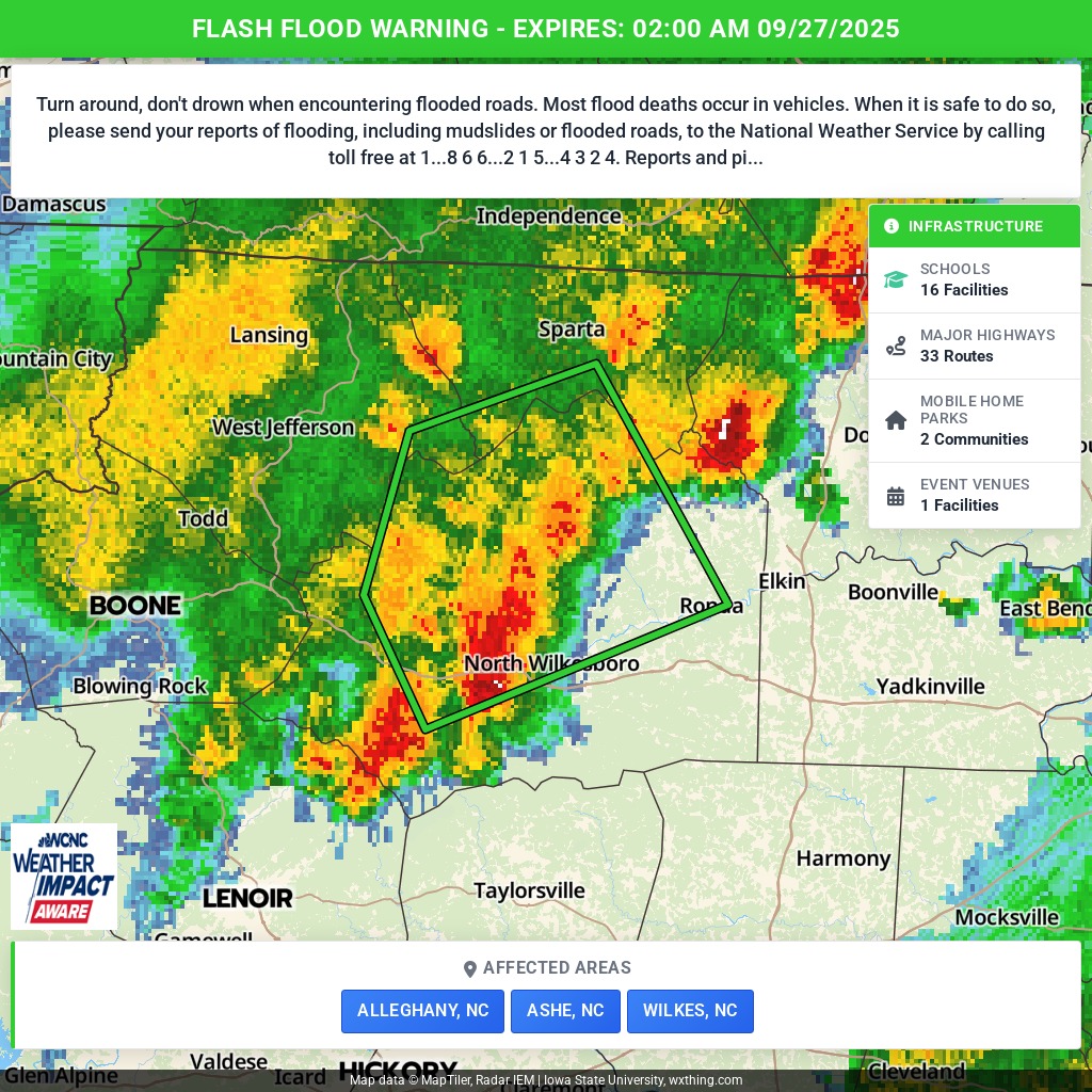 Brad - 07:59 PM 09/26/2025 | Weather Alert: Flash Flood Warning for ...