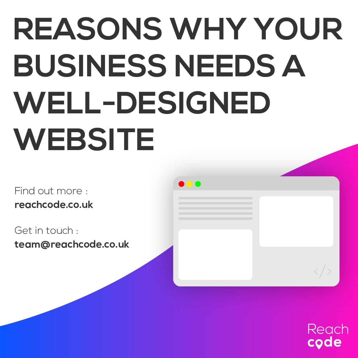 Reachcode - If you’re one of the 36% of businesses that do...