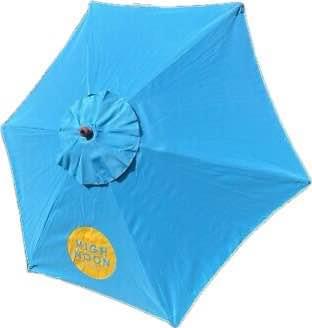 high noon patio umbrella PatioKingdom 9FT Outdoor Umbrella, Autotilt Constructed of durable steel Nuu Garden 9 ft. Iron