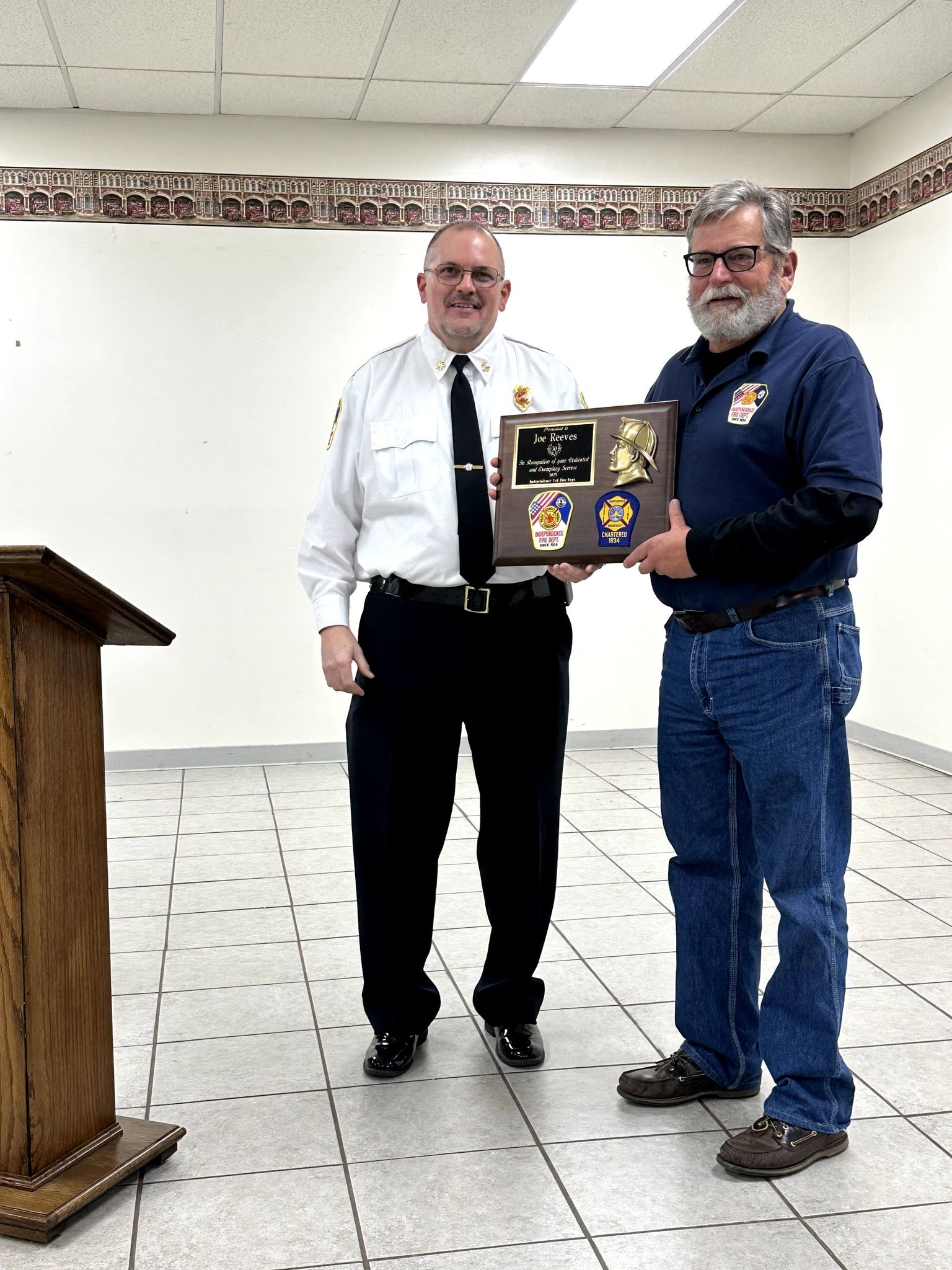 Independence - Joe Reeves - 30 years of service award | Facebook