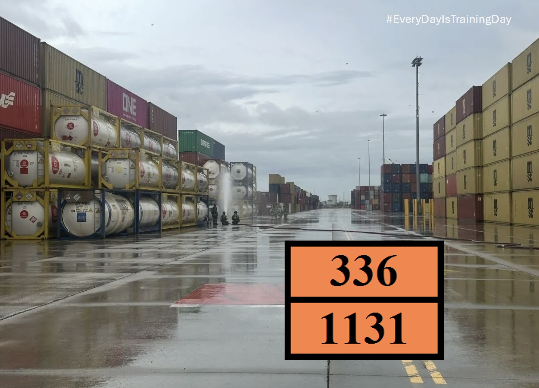 Hazard3 - Leaking Container in the Port Mobile, AL - The... | Facebook