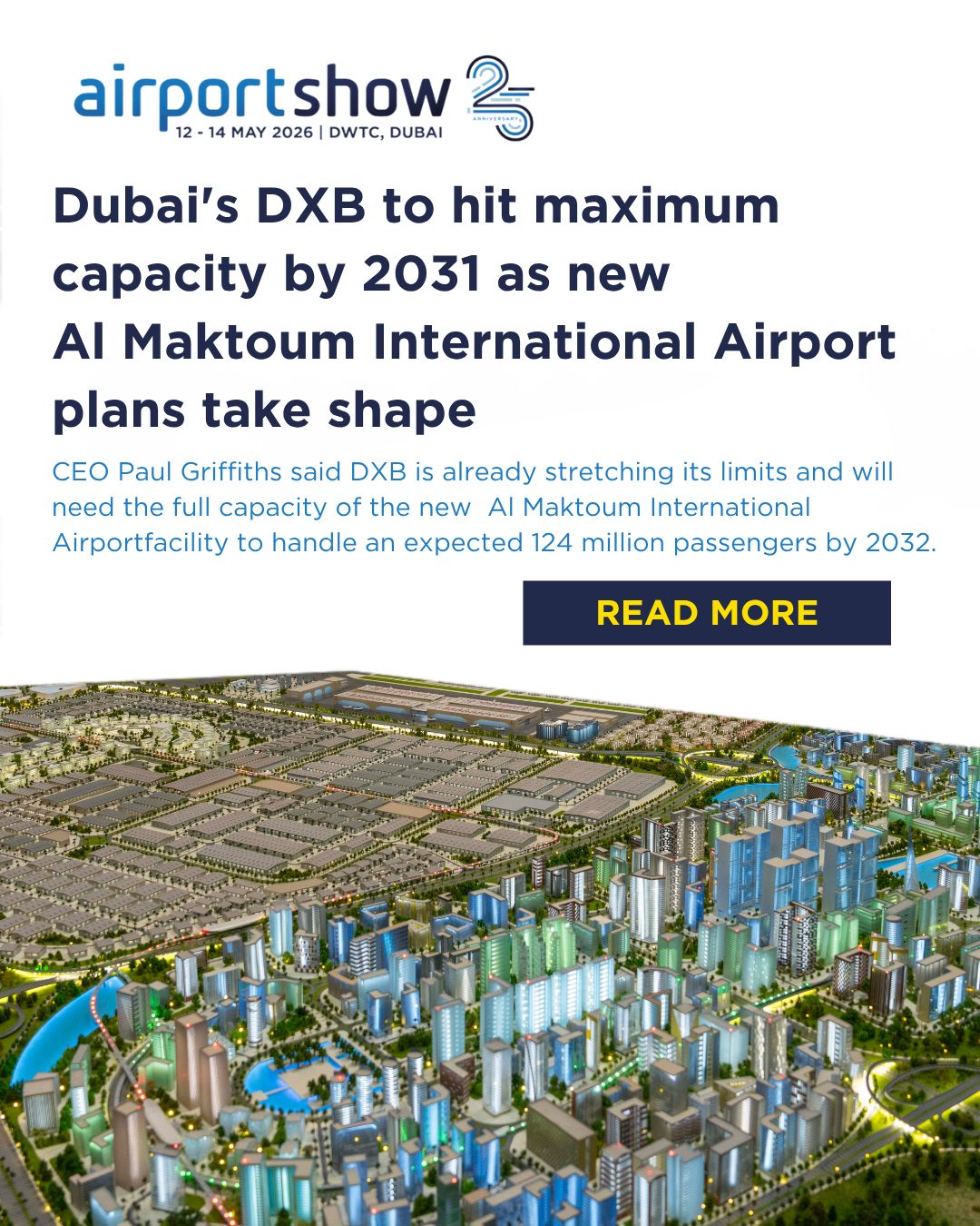 Airport - ️ Dubai’s next aviation chapter is taking shape. As DXB ...