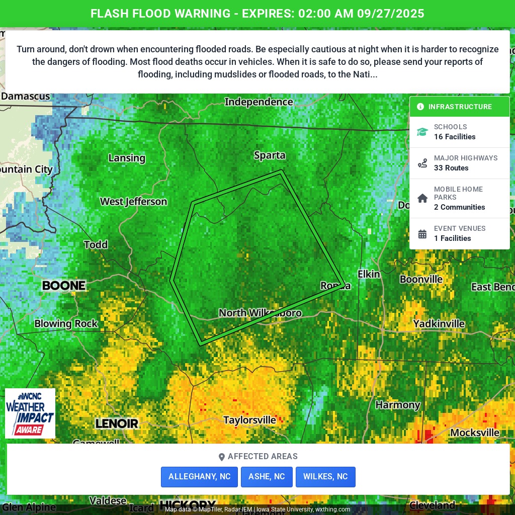 Brad - 12:49 AM 09/27/2025 | Weather Update: Flash Flood Warning for ...