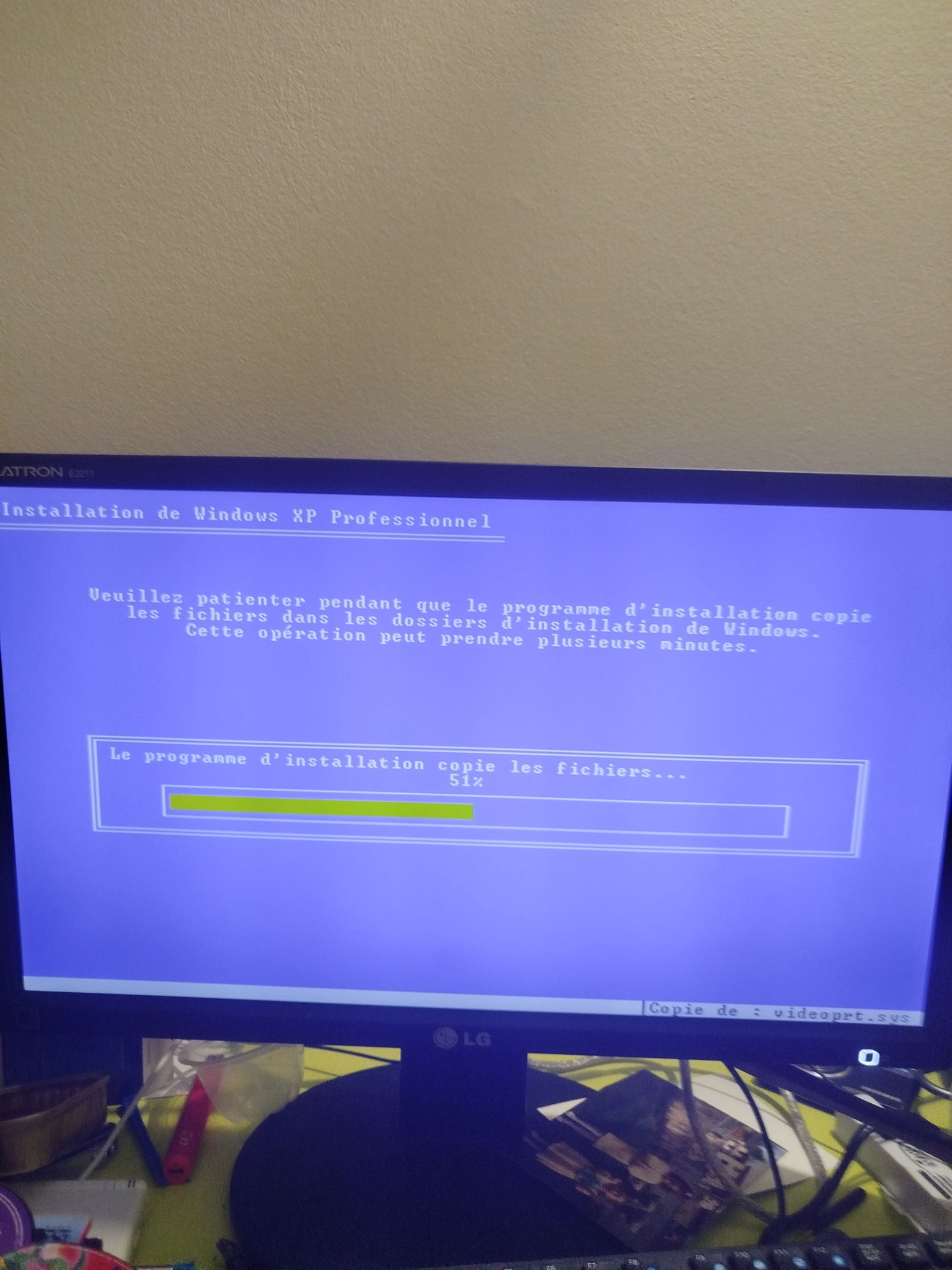 Installing Windows XP Pro French on Dell Optiplex 3020