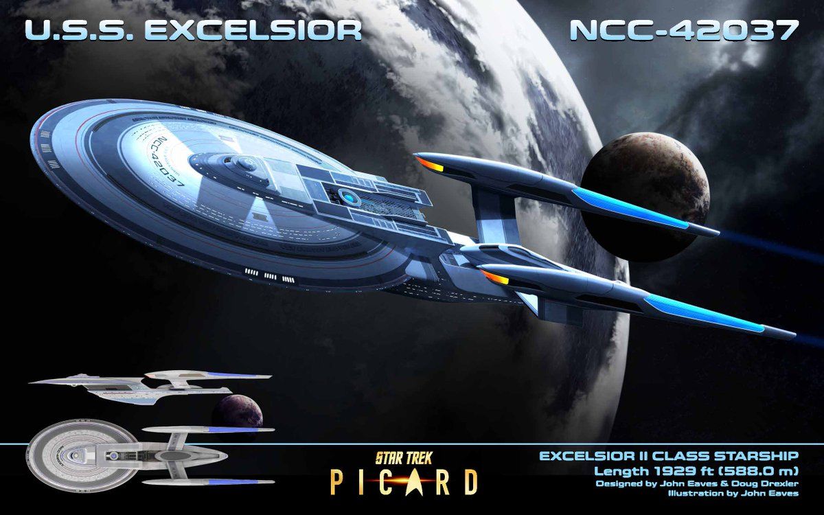 Trek - 🚀| NEW - Our first proper look at the NEW USS Excelsior