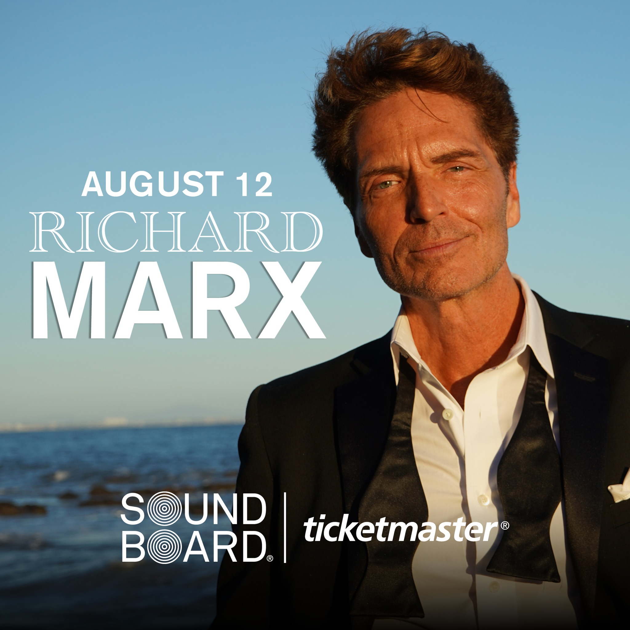 Richard Marx takes the Sound Board stage on August 12 ?? Don