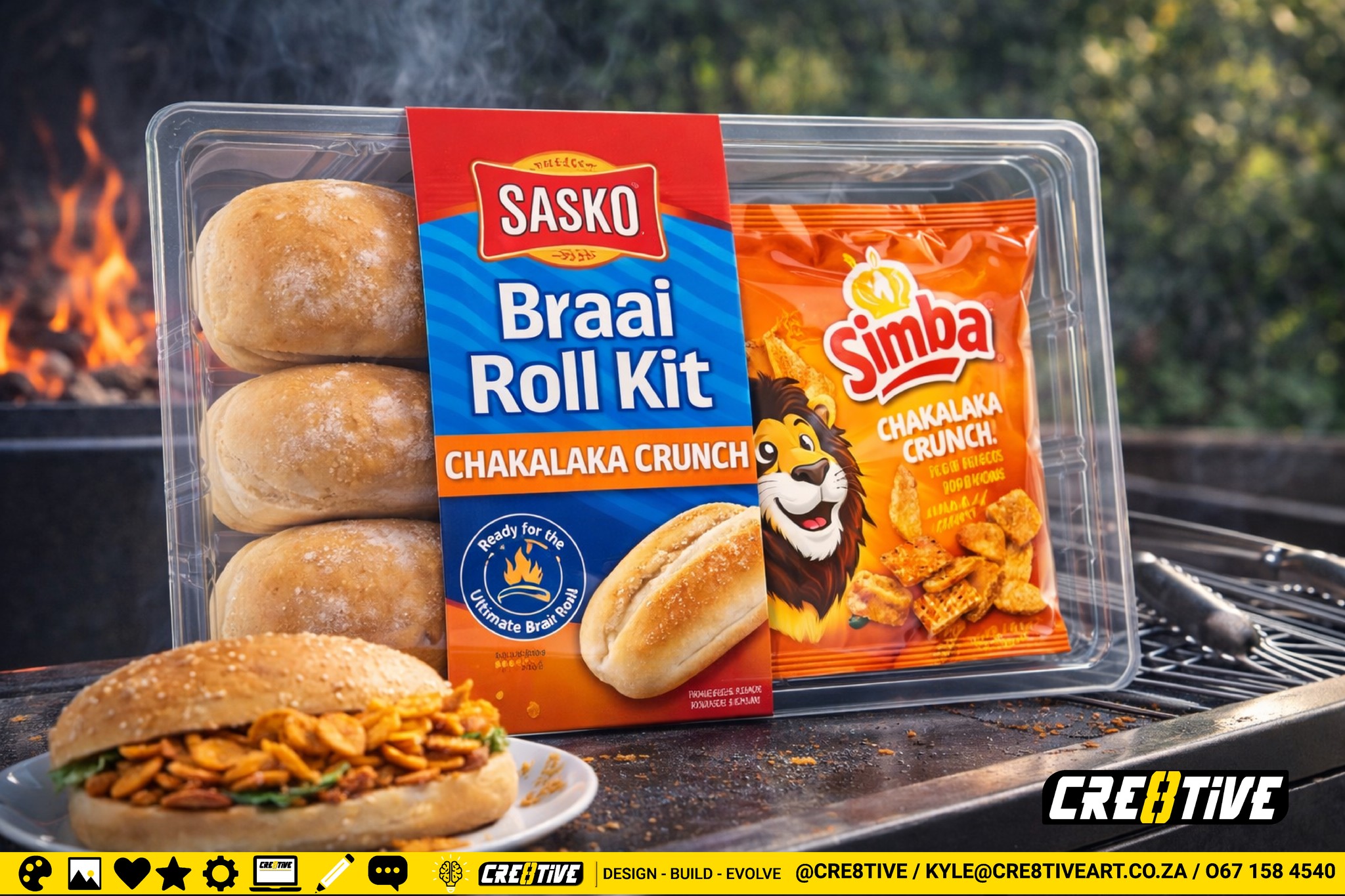 Kyle William - 🍟🍞 Simba × Sasko — Braai Roll & Chip Kit (Chakalaka ...