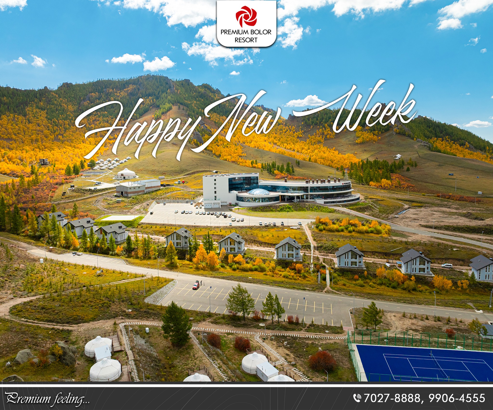 Premium - #HAPPY_NEW_WEEK 🍂🍁 #WELCOME_TO_PREMIUM_BOLOR_RESORT_TERELJ 🌞 ...