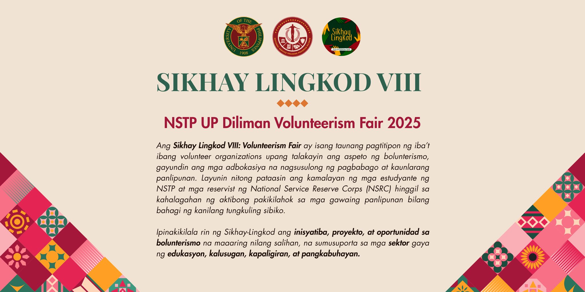 UP Diliman - Ipinababatid ng UP National Service Training... | Facebook