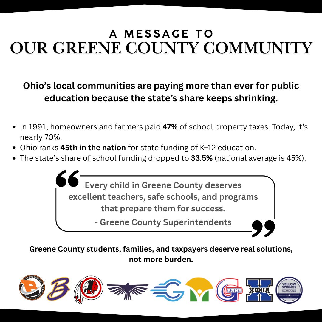 📣 A Message to Our Greene County... - Xenia Community Schools | Facebook
