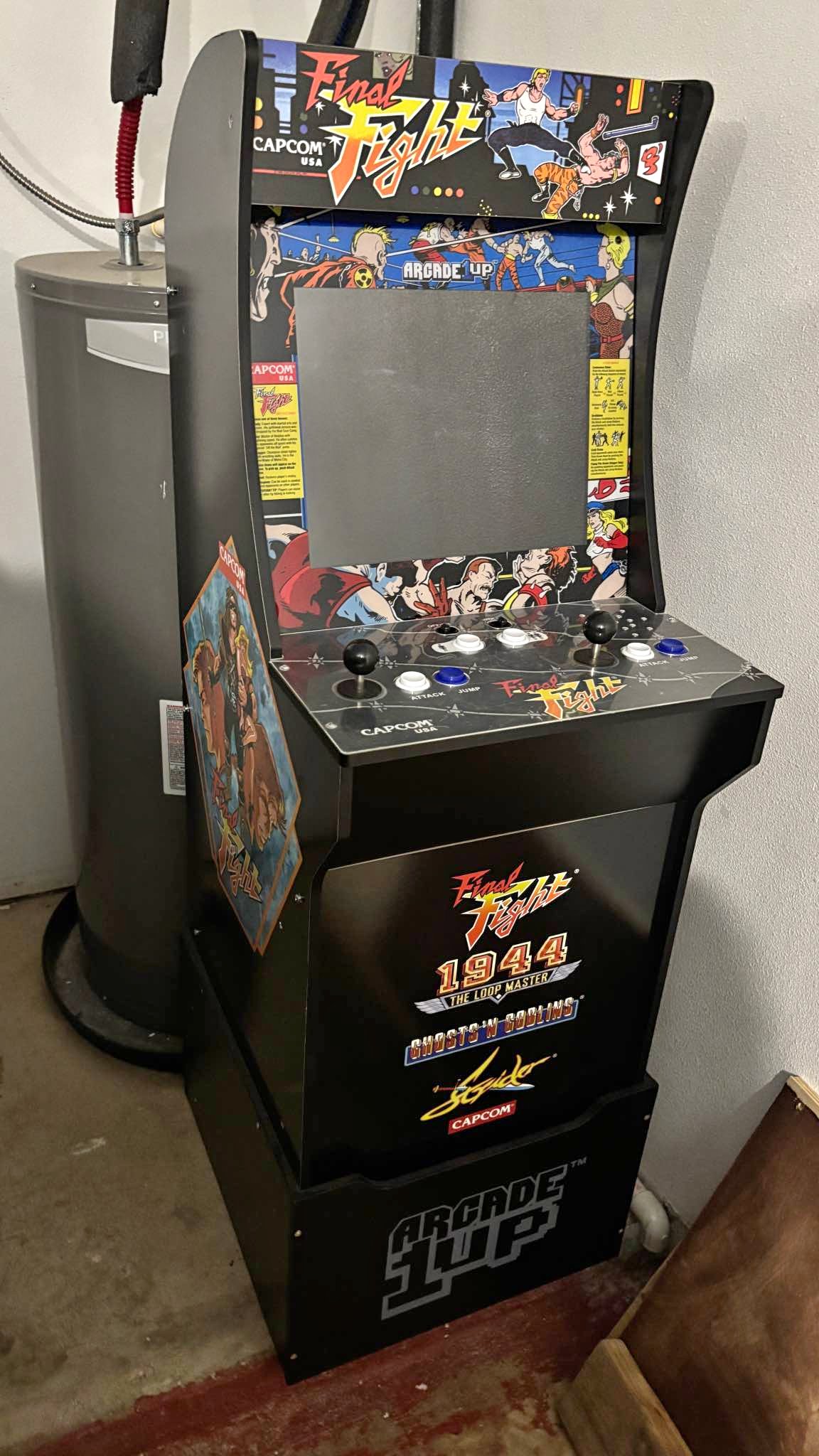 Arcade1Up Cabinet Final Fight, Ghost ‘n Goblins, Strider, 1944 Capcom ...