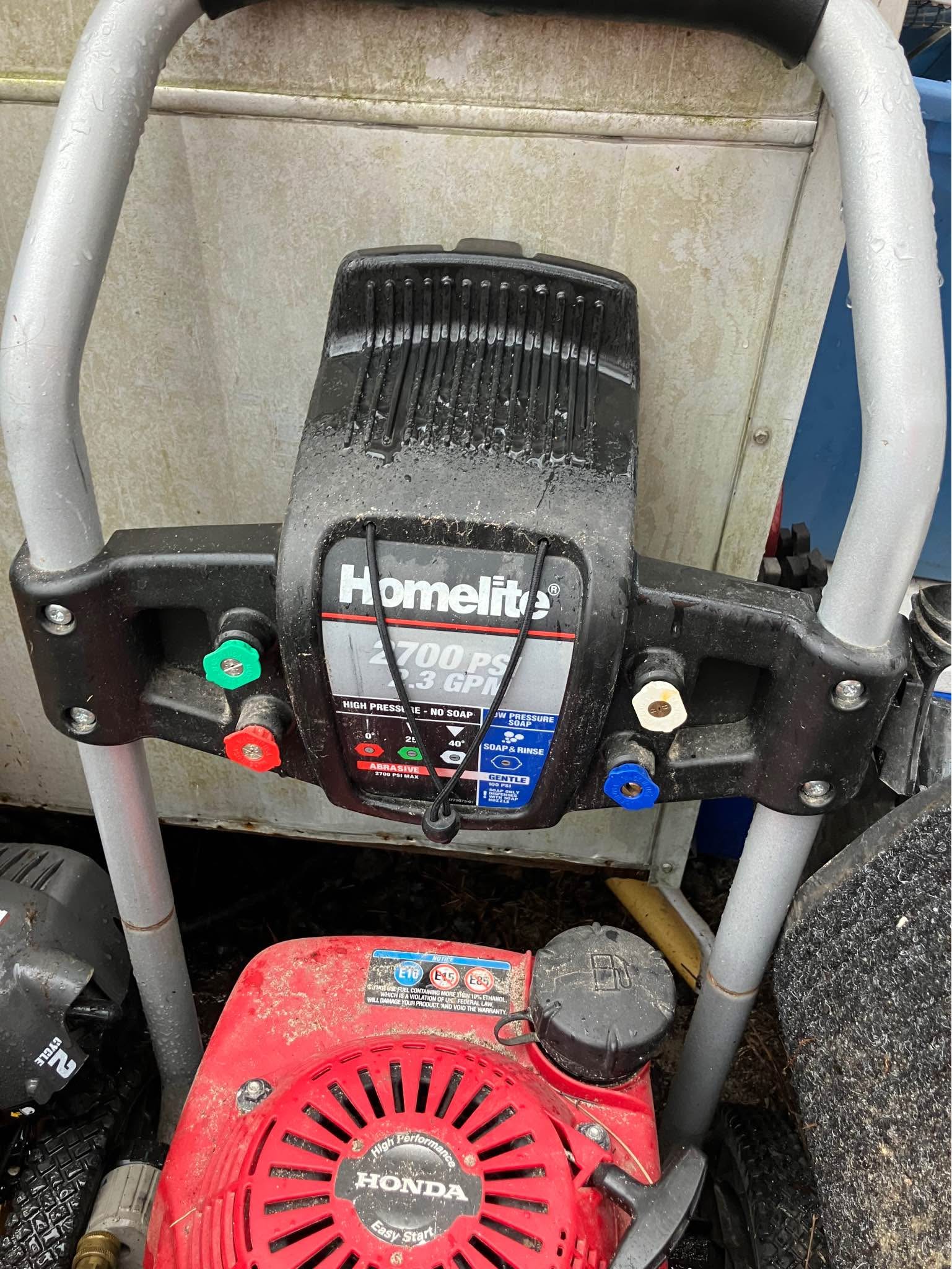 Honda powered Homelite Pressure washer - Pressure Washers ...