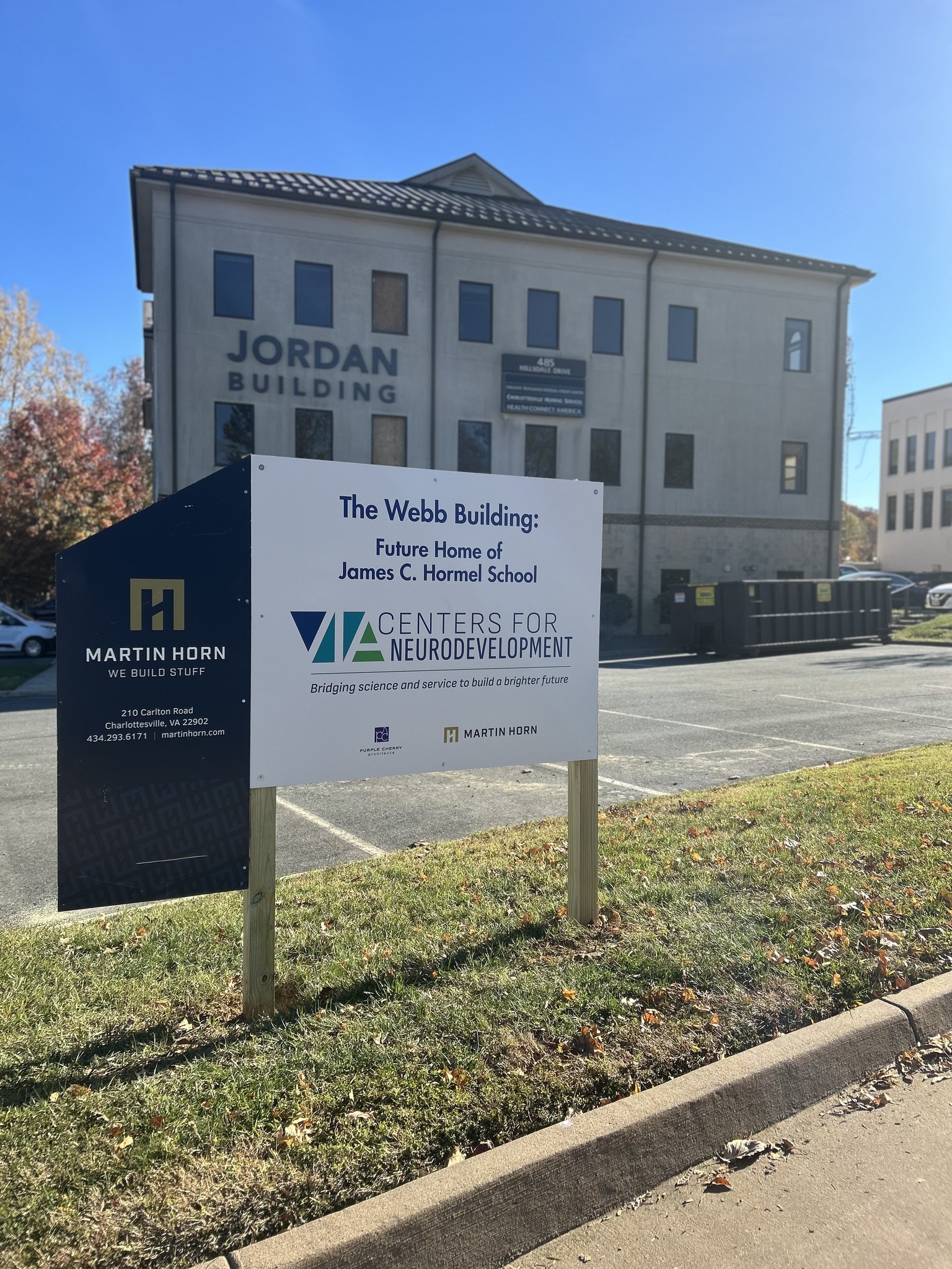 VIA - The sign is up—it's official! Construction has officially started ...