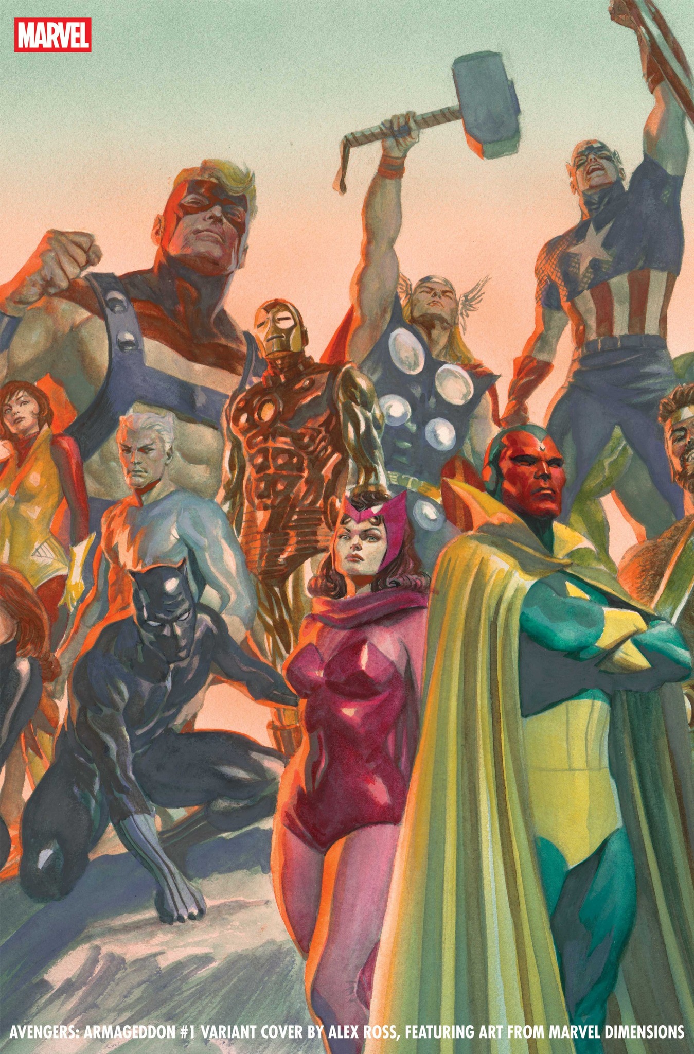 Marvel's Armageddon variant covers by Kaare Andrews and Jerome Opena