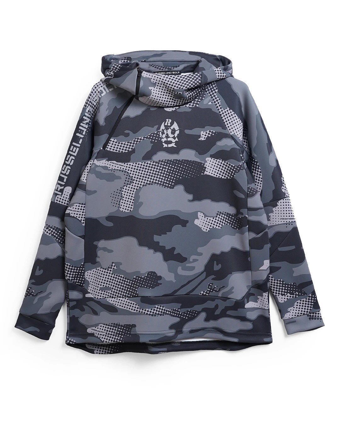 メンズウェア Russeluno Golf Summer Hoodie Camo Gray Russeluno Golf