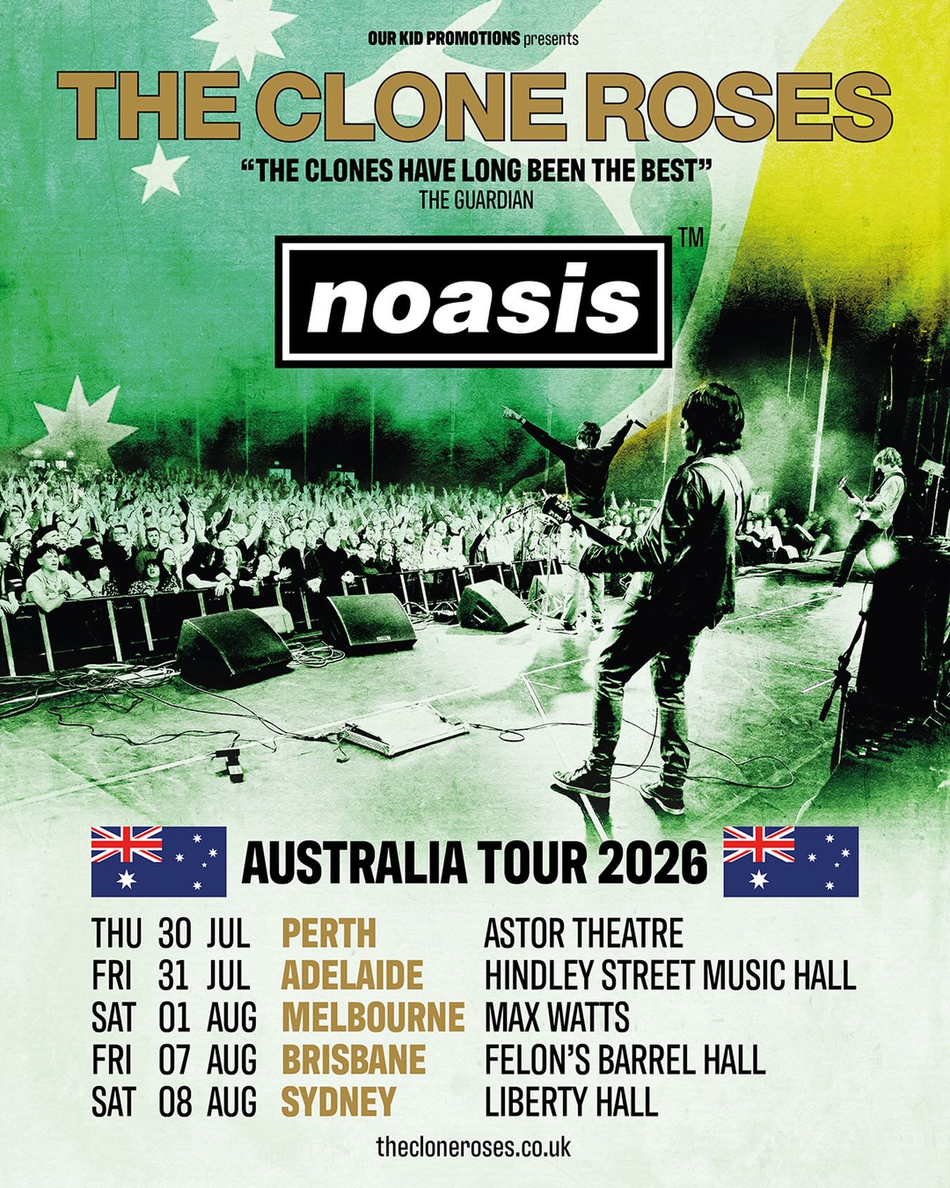 Clone Roses - 🇦🇺 Australia Tour 2026 🇦🇺 Tickets on Sale... | Facebook