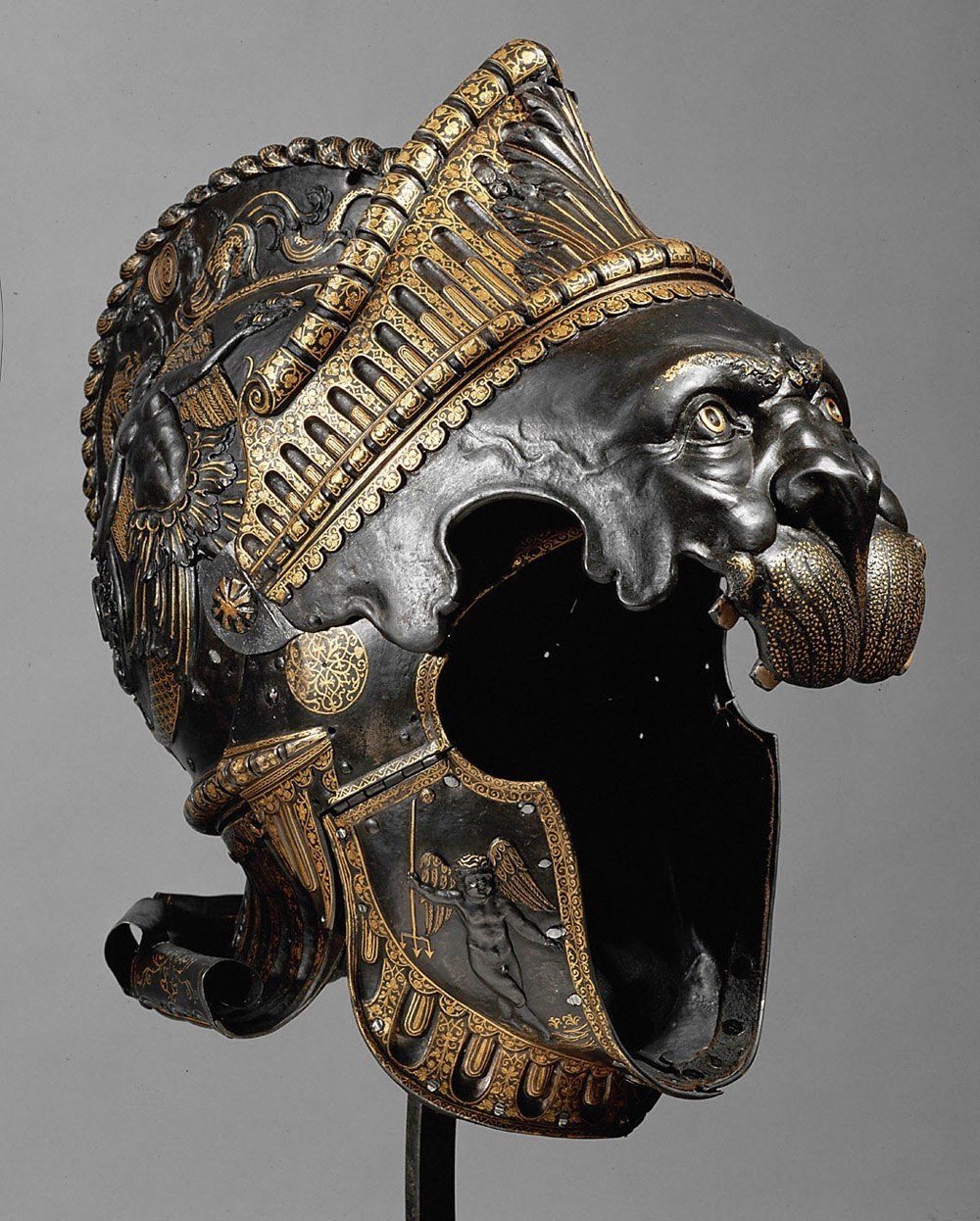 16th century ceremonial helmet by Filippo Negroli