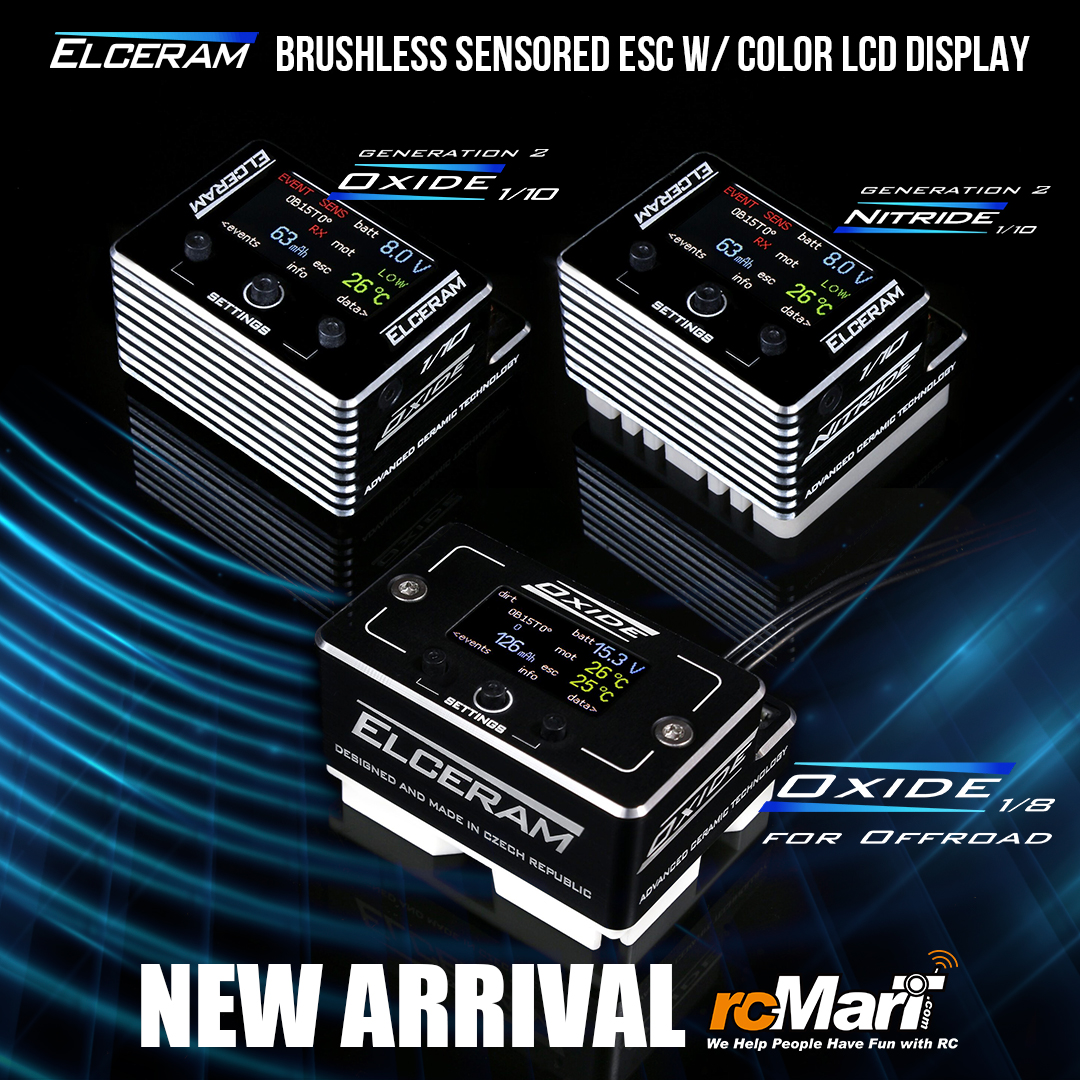 Elceram G2 Nitride / G2 Oxide / Oxide Brushless Sensored ESC