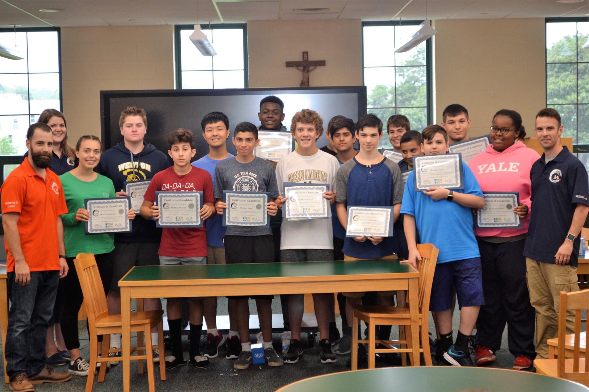 Milestone C - Our Notre Dame High School summer camp ended...