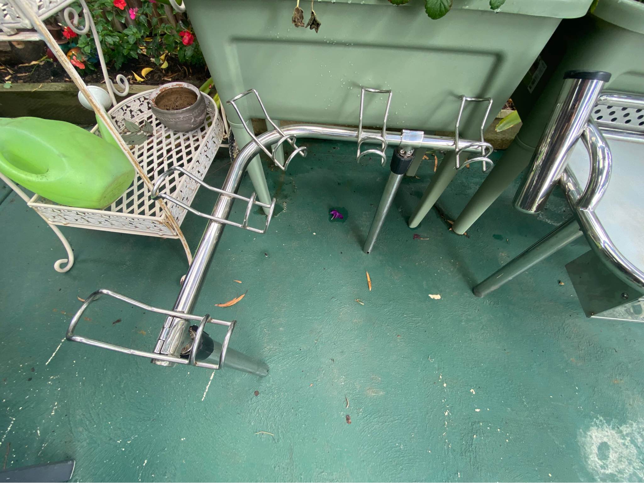 Viper stainless steel bait board and snapper rack rod holders - Fishing ...
