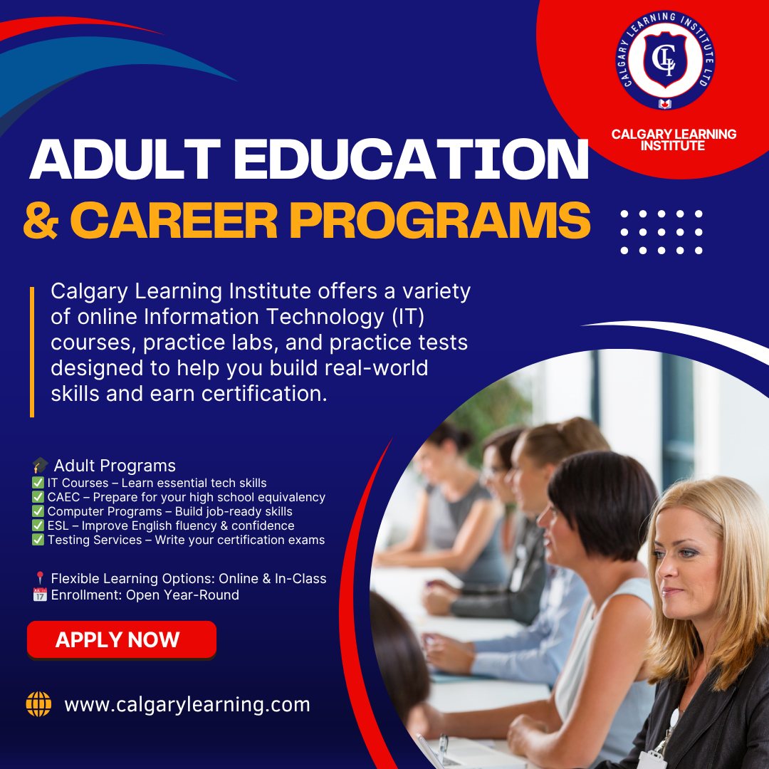 🎓 Upgrade Your Skills with... - Calgary Learning Institute | Facebook