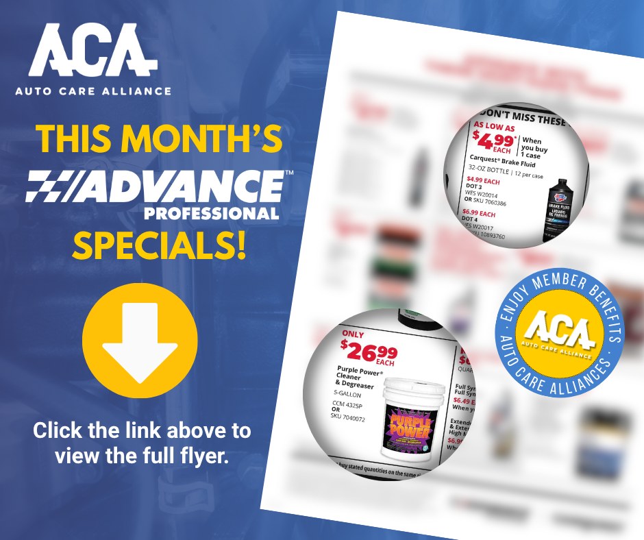 Midwest - 💥 This Month’s Advance Professional Specials Are Here! ACA ...