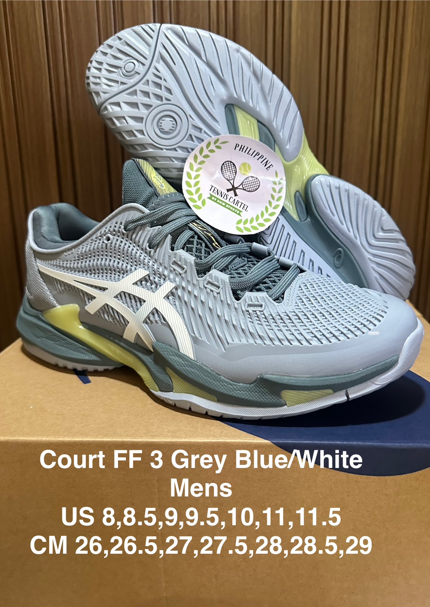 Asics Tennis, Pickle & Padel shoes available at Philippine Tennis 