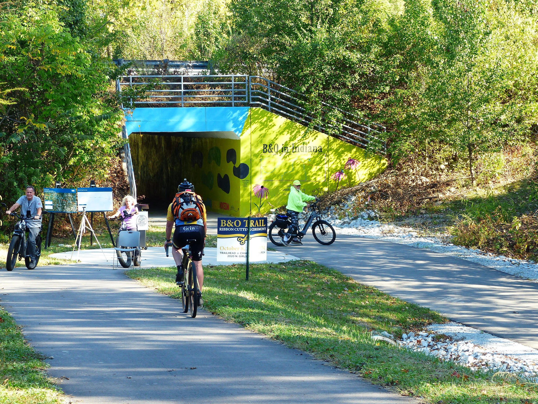 Bicycle - B&O Ribbon Cutting, Closing the gap between Indianapolis and ...