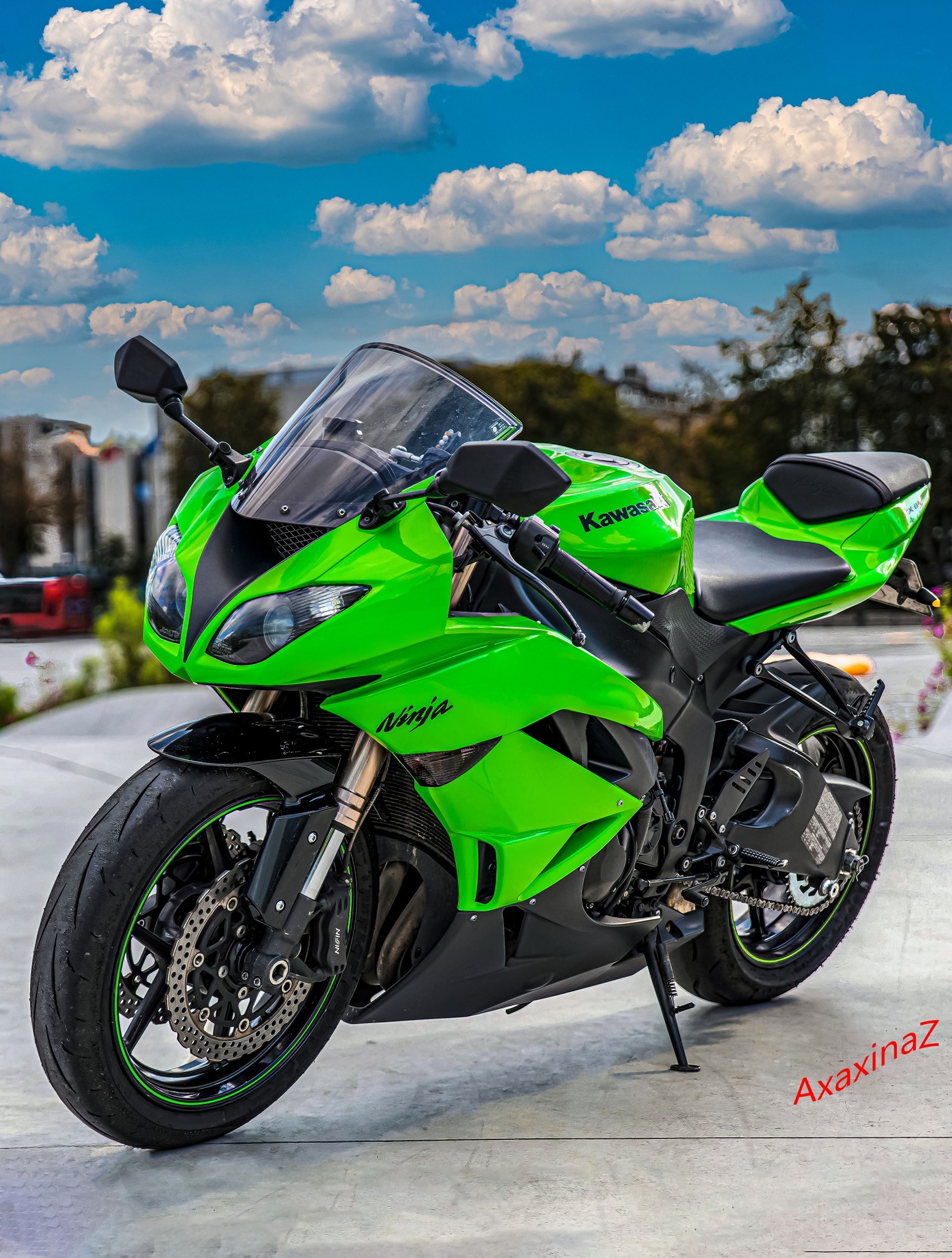 1994 Kawasaki Ninja ZX-6 🩶💚💙🤍