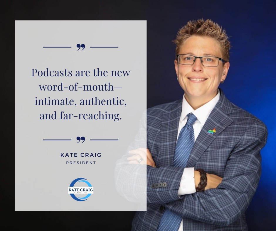 Kate Craig - 📡 Podcasts feel like a conversation—and... | Facebook