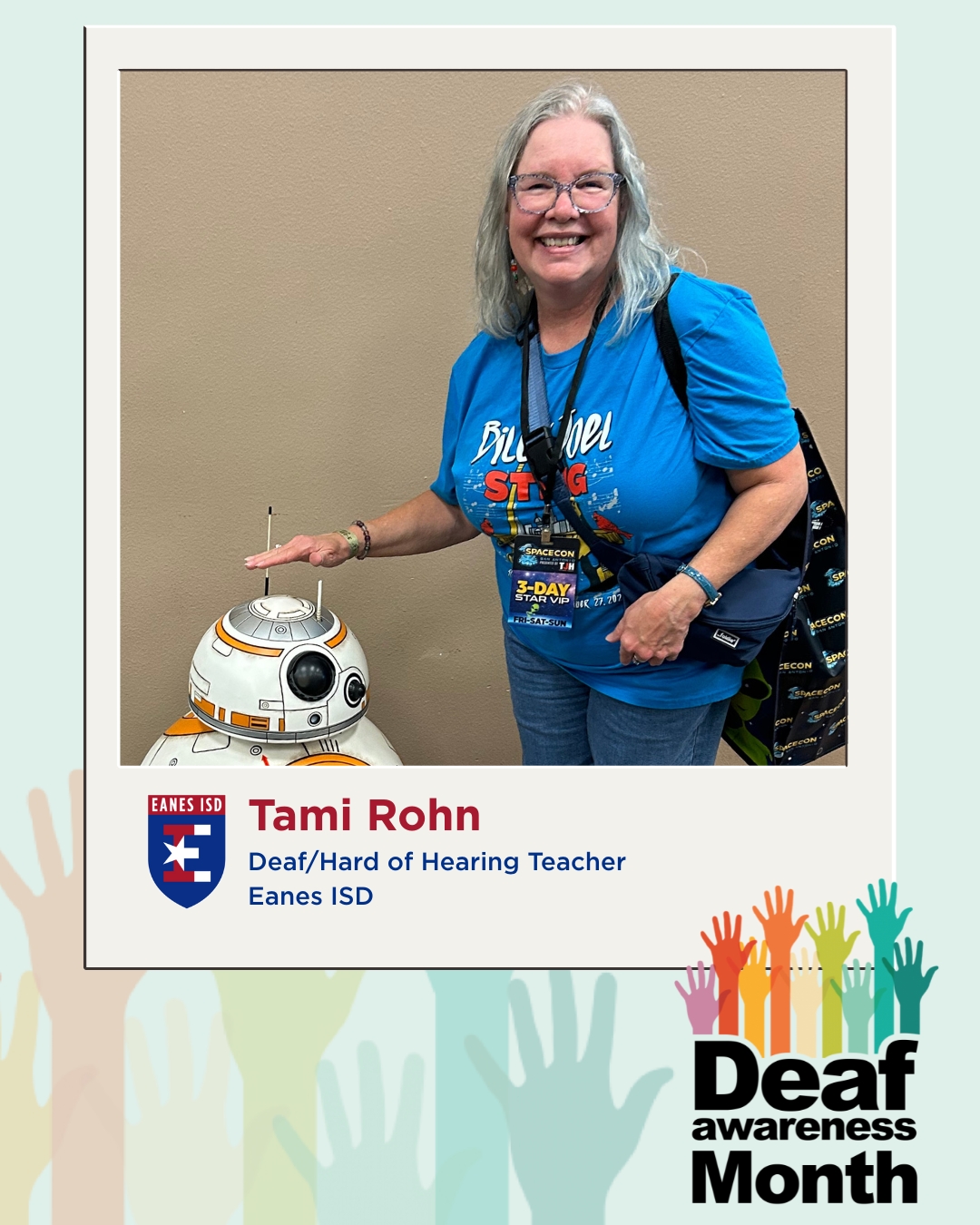 Eanes - 🌟 Deaf Awareness Month Spotlight: Tami is a passionate advocate ...