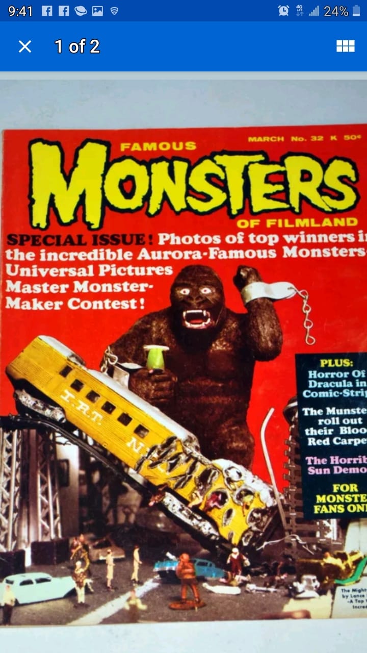 Famous Monsters of Filmland with a Sun Demon cover