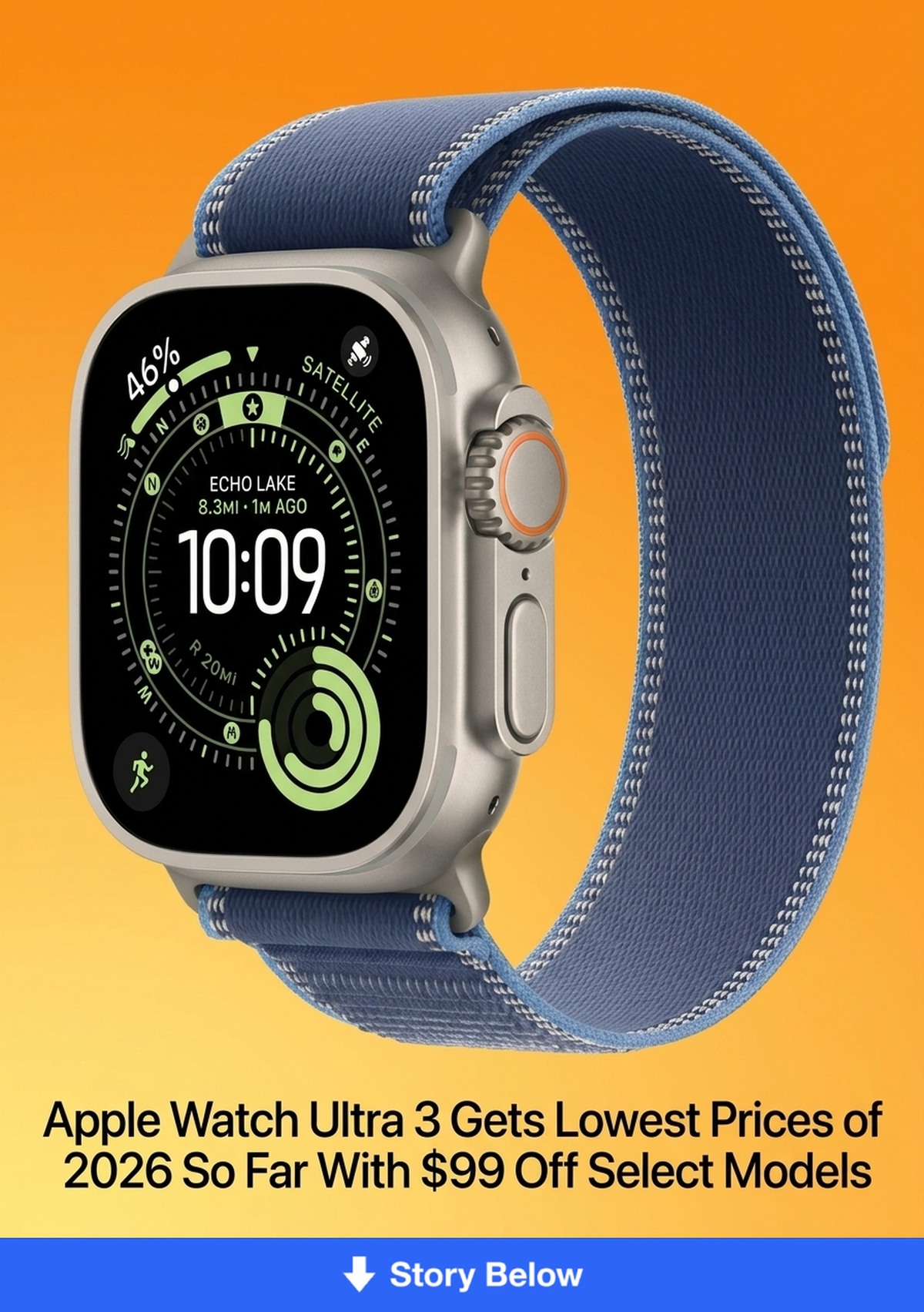 Apple Watch Ultra 3 prices drop with $99 off select models