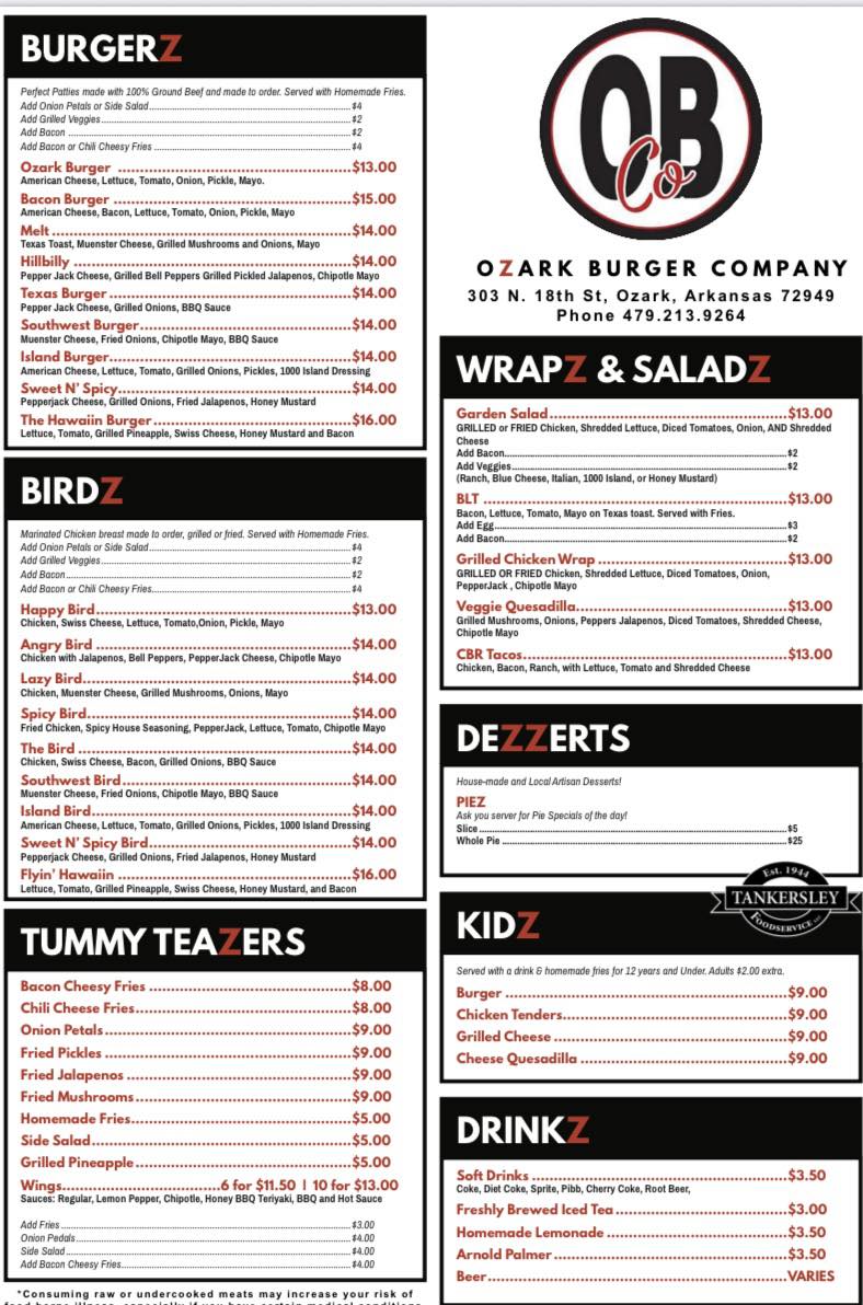 Ozark Burger Co. | Ozark AR