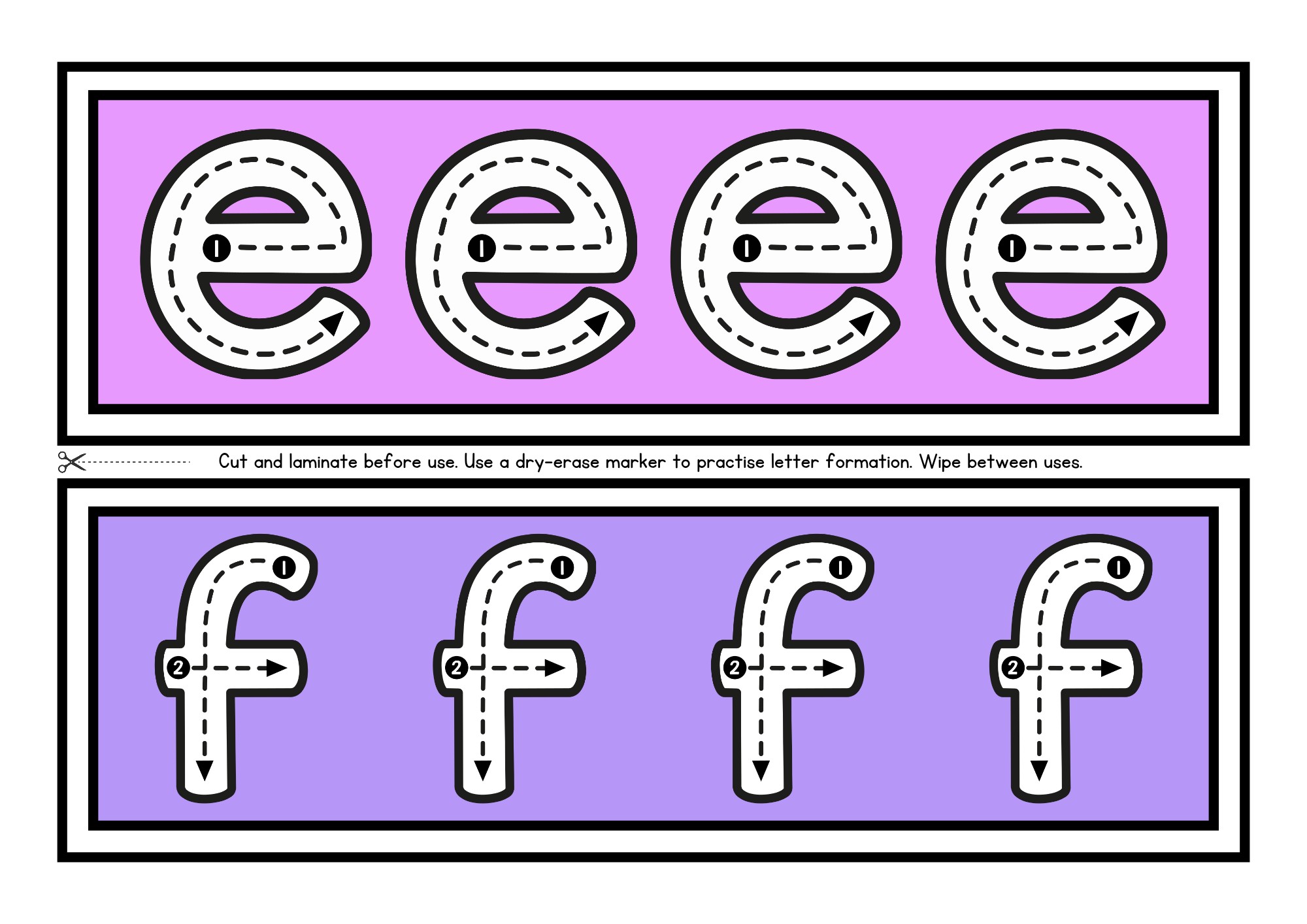 Small Letters: Write and Wipe (Cut... - Learning Materials | Facebook