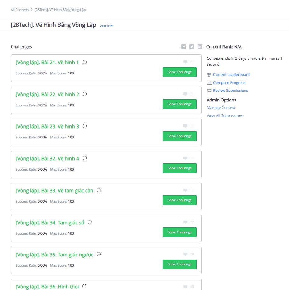 28Tech - Các bạn có thể làm bài và submit theo link... | Facebook