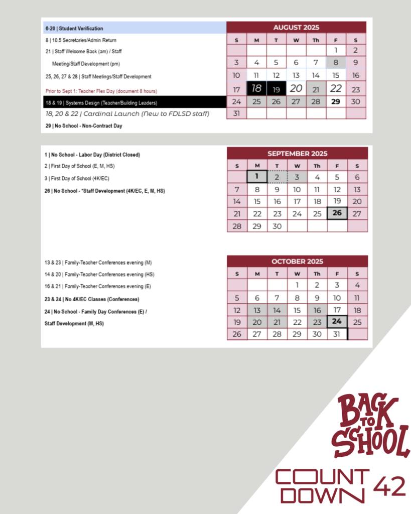 📅 Plan Your Year with the... - Fond du Lac School District | Facebook