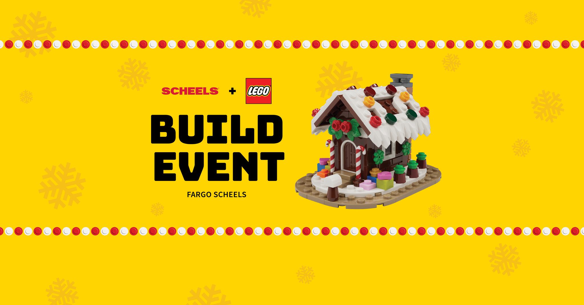 Fargo SCHEELS LEGO® Holiday Build Event