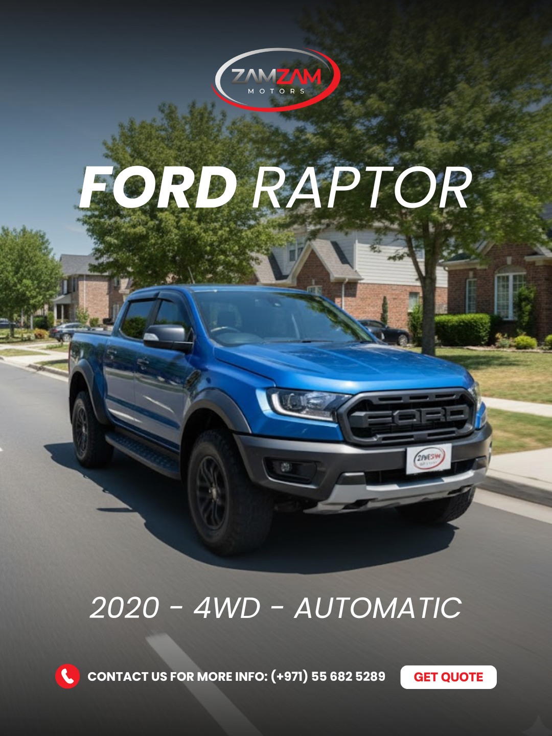 ZAMZAM - Ready to dominate every terrain in Guyana! The Ford Raptor Bi ...