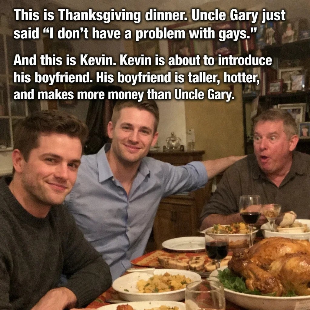 GayBuzzer - Uncle Gary's not homophobic, he's just suddenly very quiet ...
