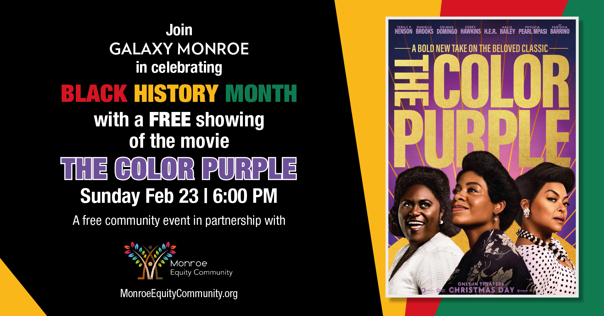 THE COLOR PURPLE Screening