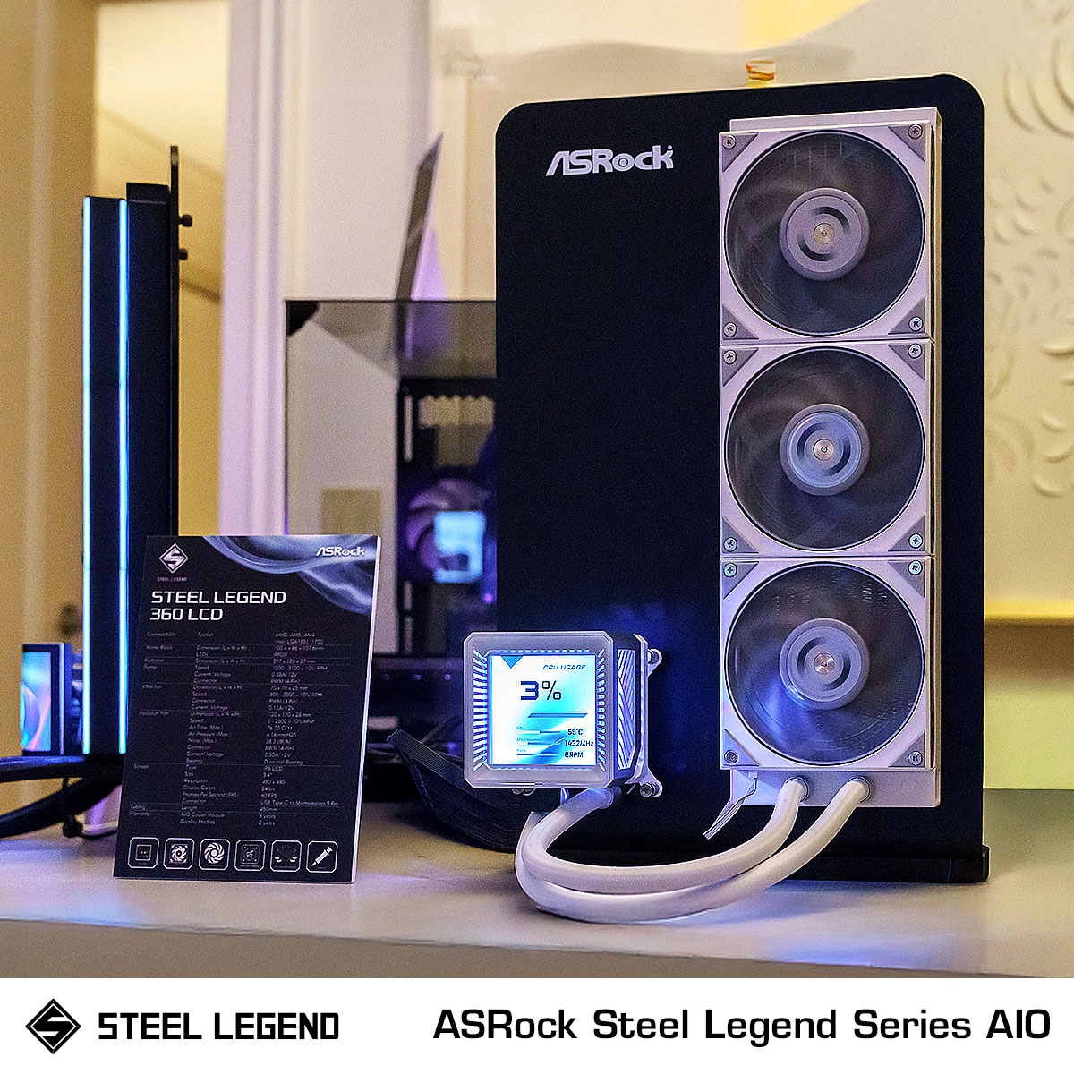 Built for Durability, Forged in Steel! ⚡Steel Legend 360 LCD AIO 
