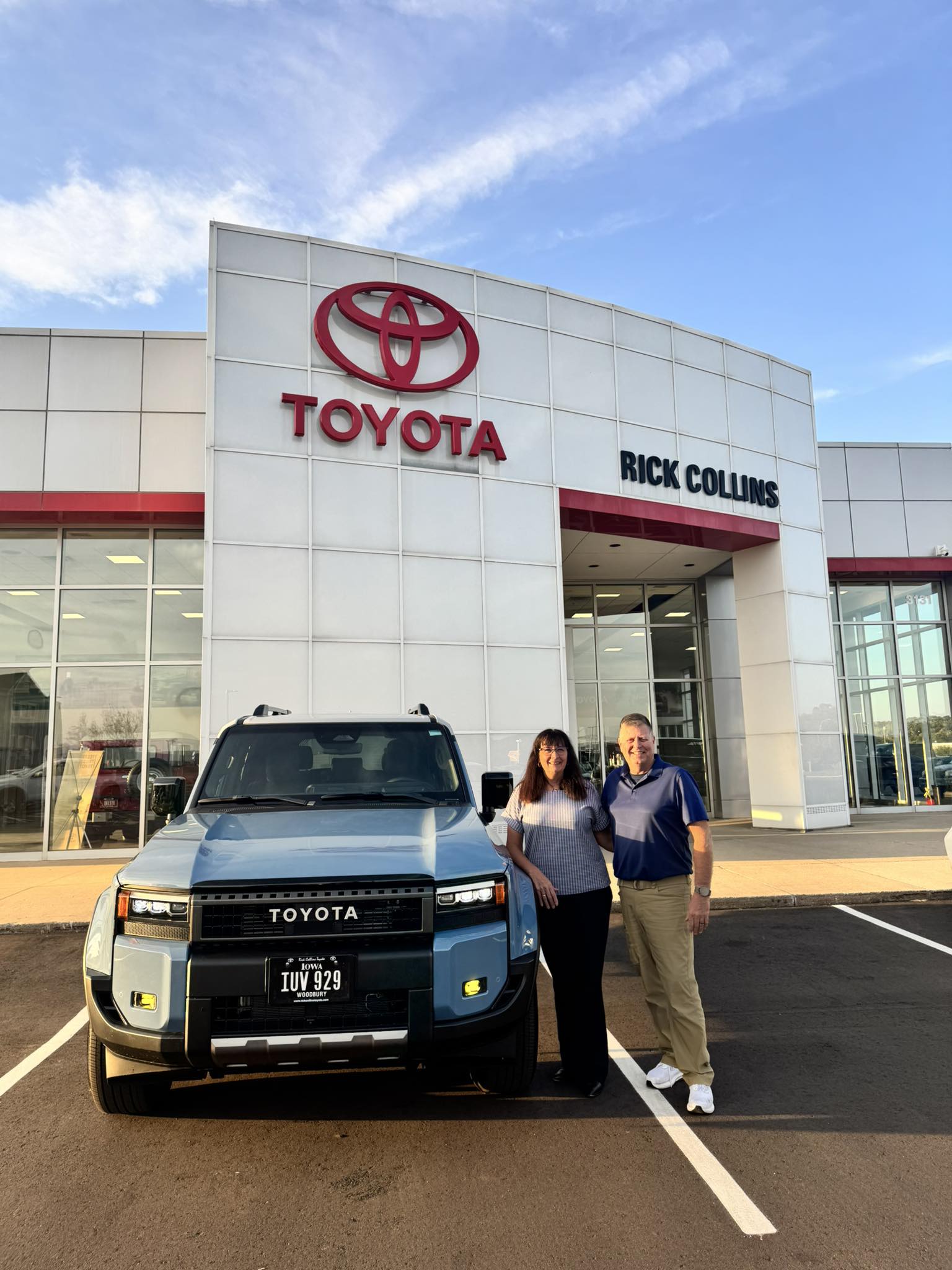 Rick - Congratulations to John and Geri on your NEW 2025 Toyota Land ...