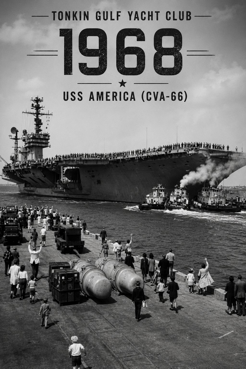 Thanks for the add USS America CVA 66 V4 division flight deck 1969