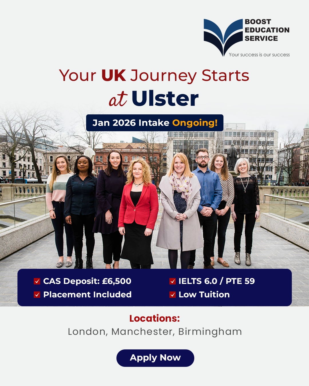 🌟 Kickstart Your UK Journey –... - Boost Education Service | Facebook