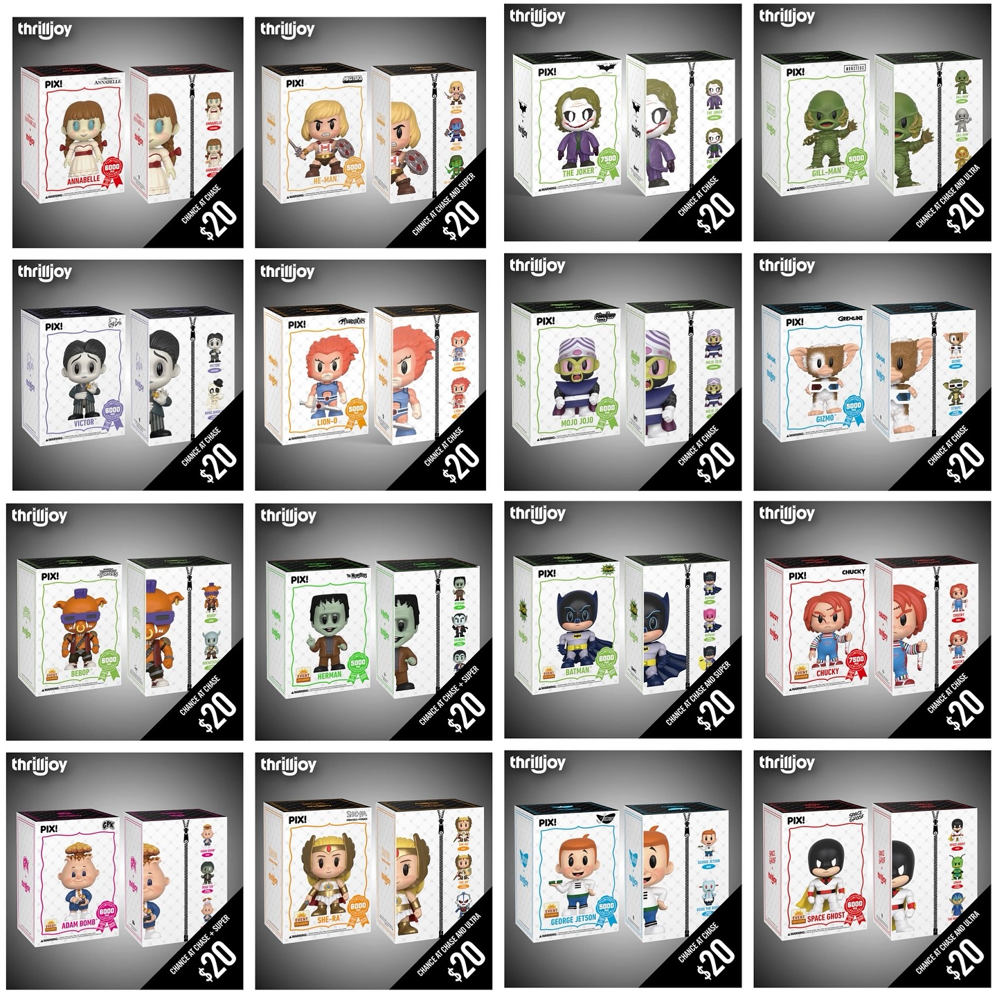 All New Thrilljoy available now at chalicecollectibles.com