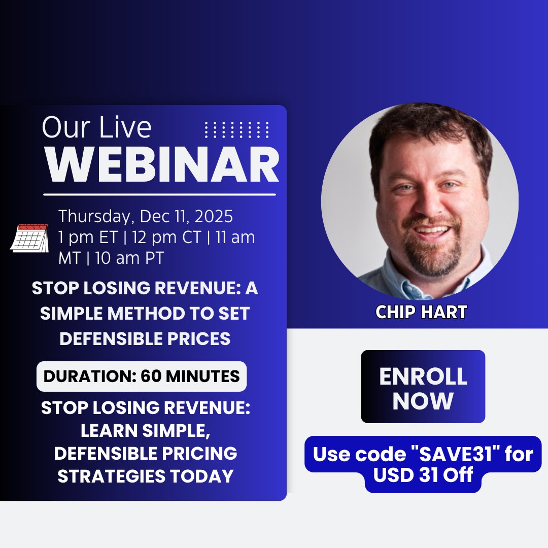 Skillacquire - 💰 Stop Losing Revenue: A Simple Method to Set Defensible ...