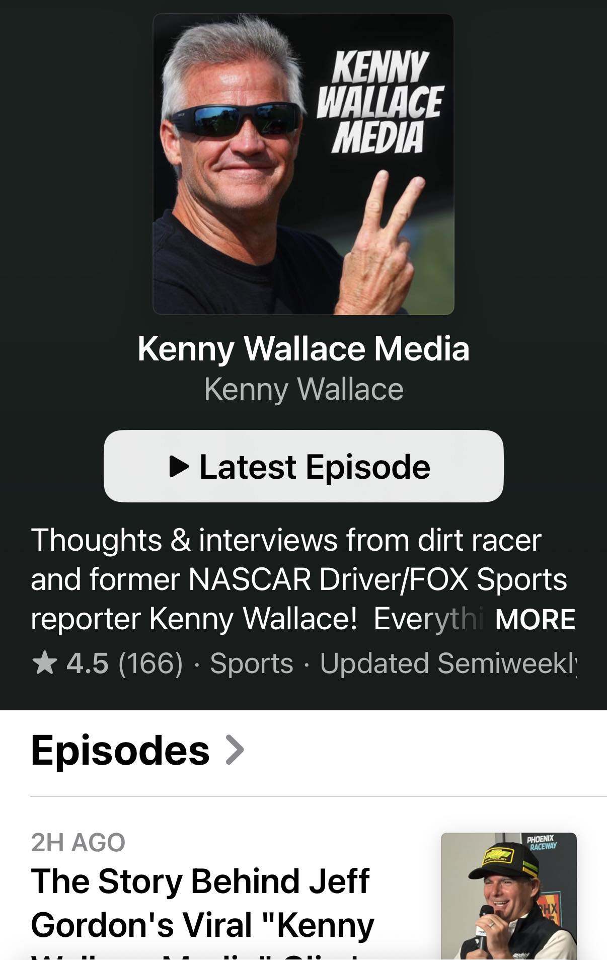 Kenny - Kenny Wallace Media 🏁 | Facebook
