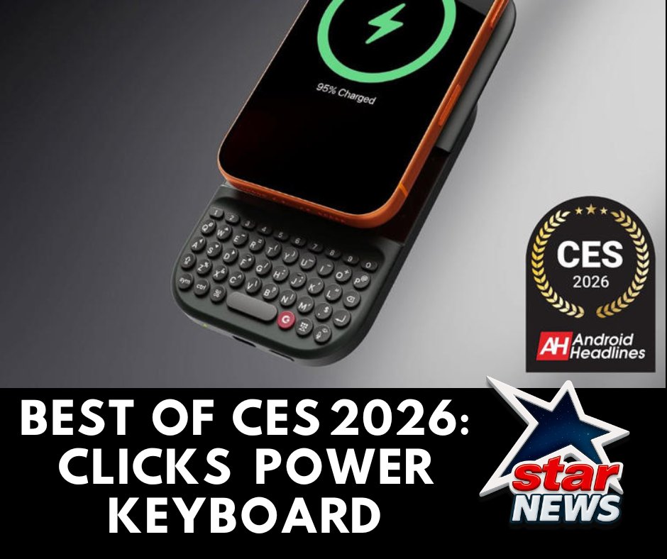 The Clicks Power Keyboard took home an Award for Best of CES 2026