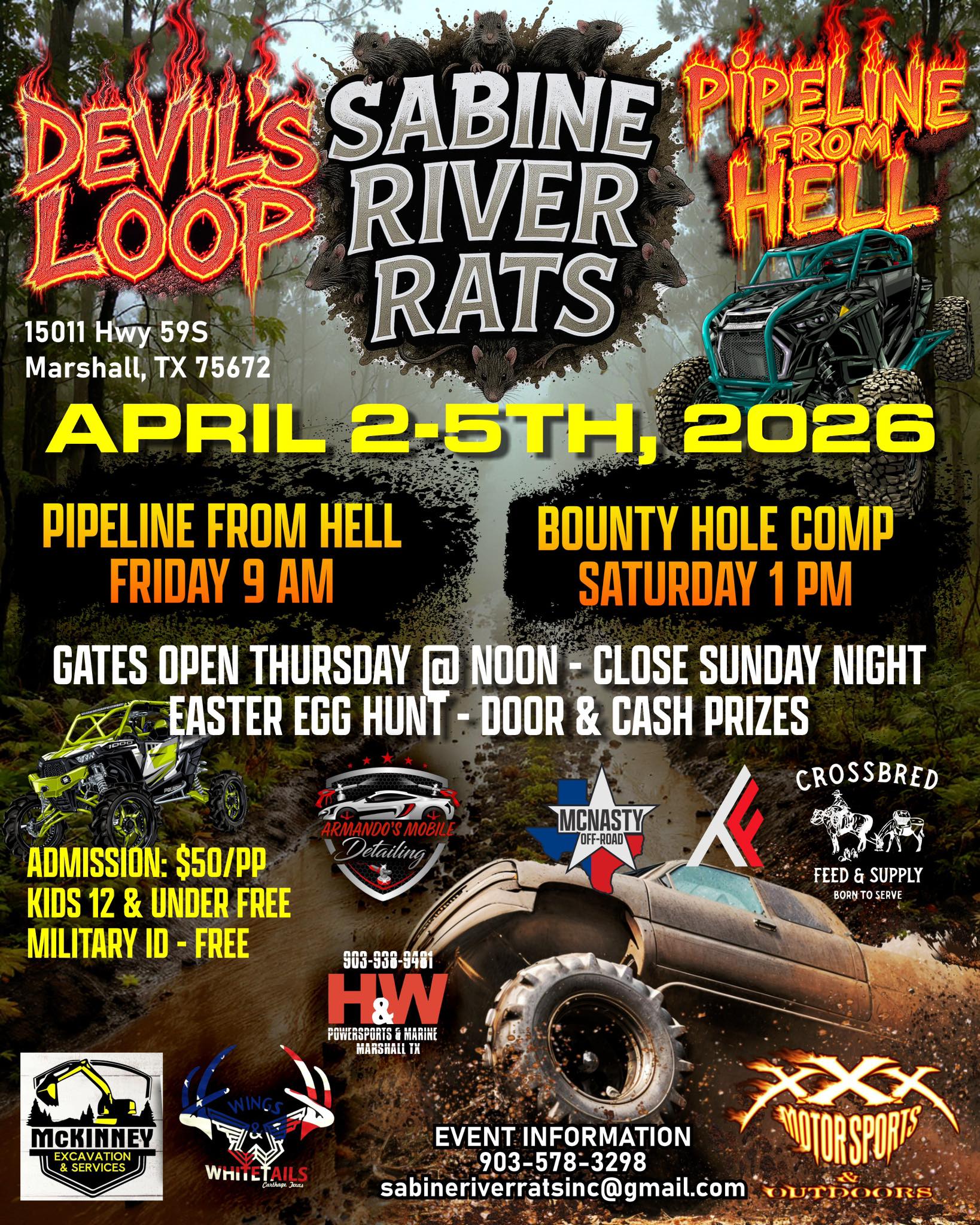 The Sabine River Rats | Marshall TX
